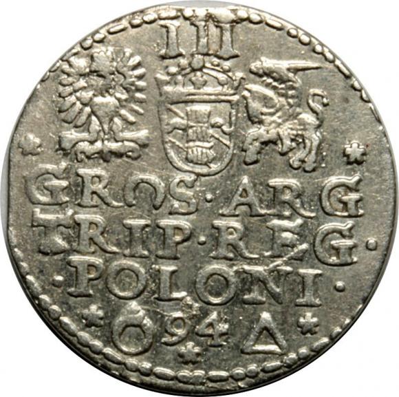 3 groschen Sigismund III Wasa Malbork (2)