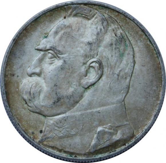 10 zlotych 1935 Jozef Pilsudski II Republic of Poland Warsaw (1)