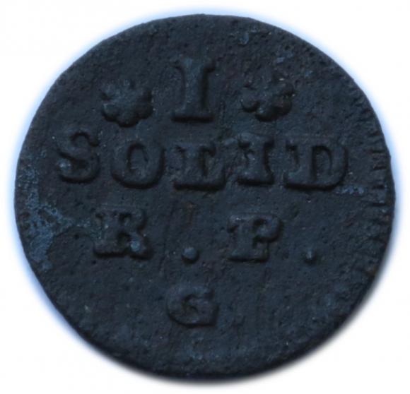 Schilling 1768 Stanislaw August Poniatowski Krakow (1)