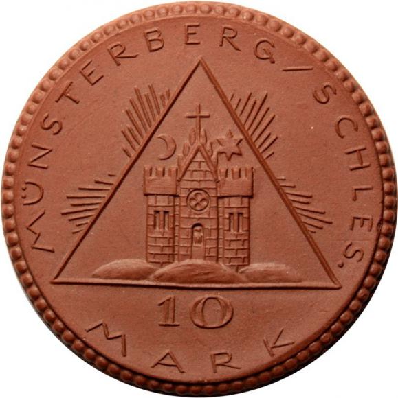 10 mark 1922 Ziebice / Munsterberg (2)