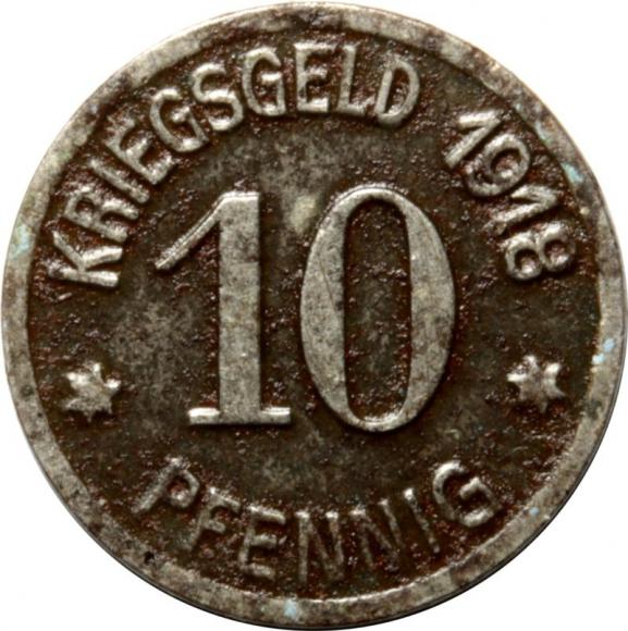 10 pfennig 1918 Raciborz / Ratibor (1)