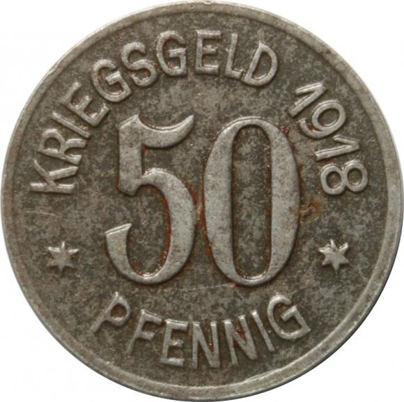50 pfennig 1918 Raciborz / Ratibor (1)