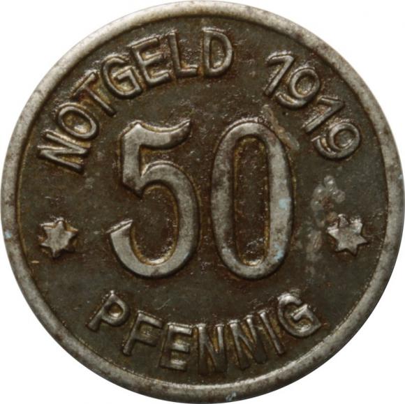 50 pfennig 1919 Raciborz / Ratibor (1)