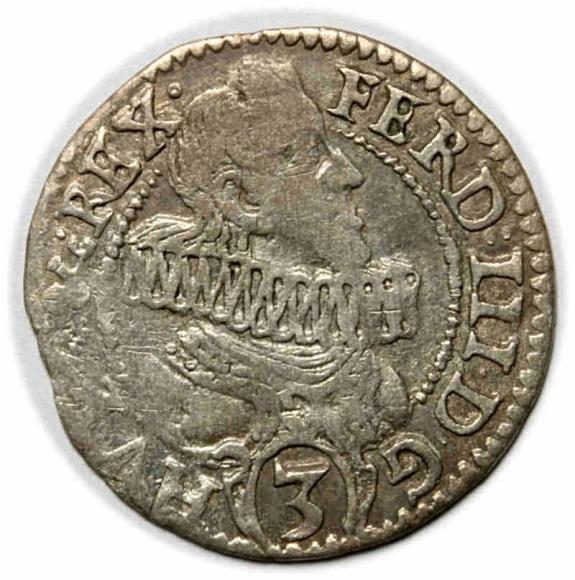 3 kreuzer 1628 Ferdinand III Klodzko