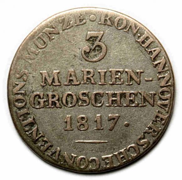 3 mariengtroschen 1817 Georg III Hannover (1)