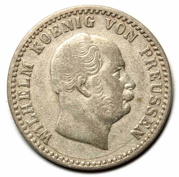 2 1/2 silver groschen 1863 Wilhelm I Hohenzollern Germany Berlin (1)