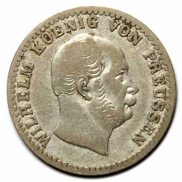 2 1/2 silver groschen 1864 Wilhelm I Hohenzollern Germany Berlin (1)