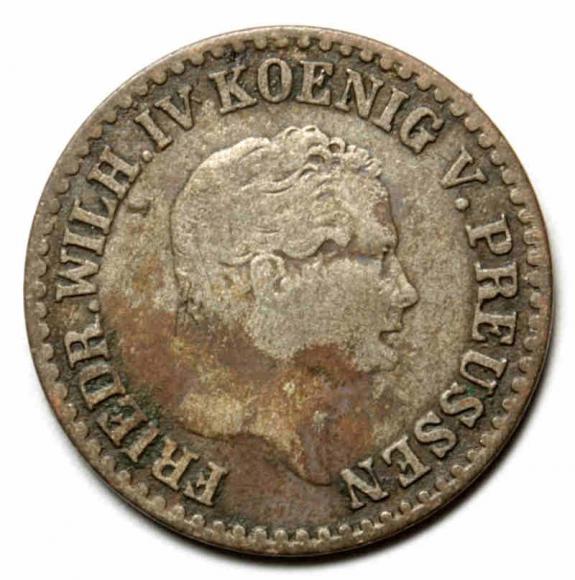 1 silver groschen 1851 Friedrich Wilhelm IV Germany Berlin (1)