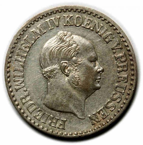 1 silver groschen 1855 Friedrich Wilhelm IV Germany Berlin (1)