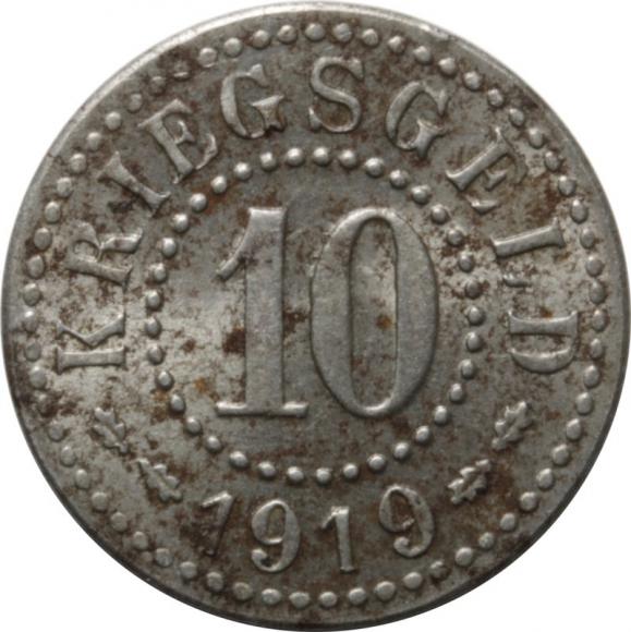 10 pfennig 1919 Frankfurt (Oder)