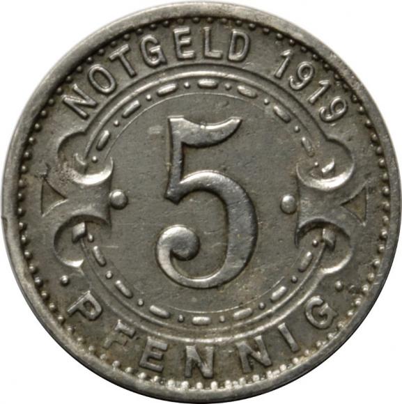 5 pfennig 1919 Witten (1)