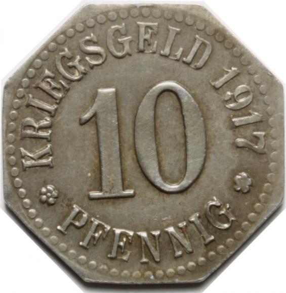 10 pfennig 1917 Wiesbaden (1)