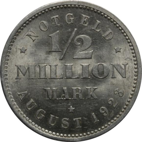 1/2 million marks 1923 Hamburg (1)