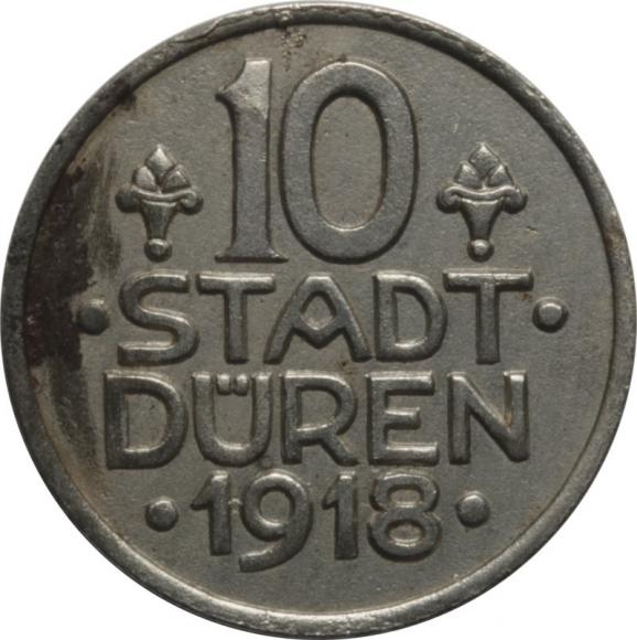 10 fenigów 1918 Duren (1)