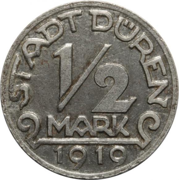1/2 mark 1919 Duren (1)
