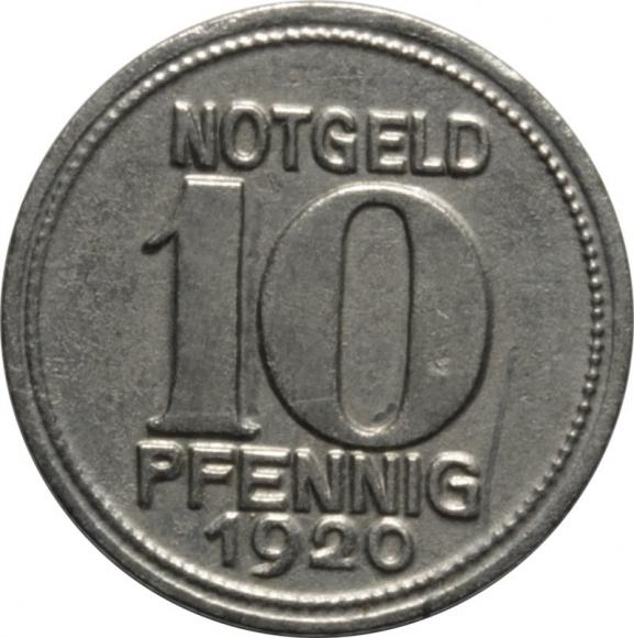 10 pfennig 1920 Coblenz (1)