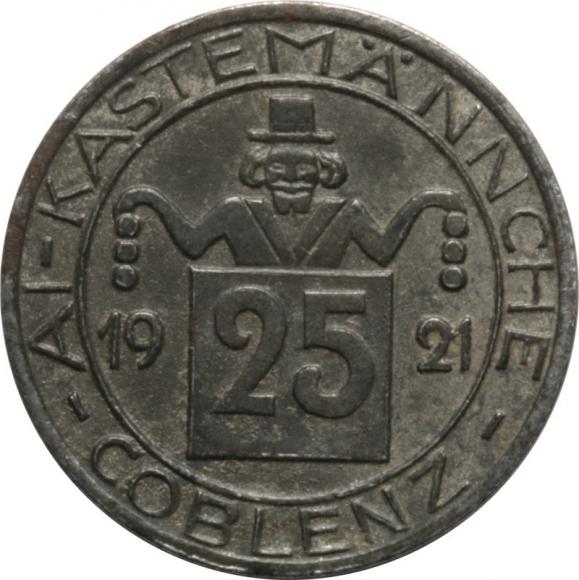 25 pfennig 1921 Coblenz (2)