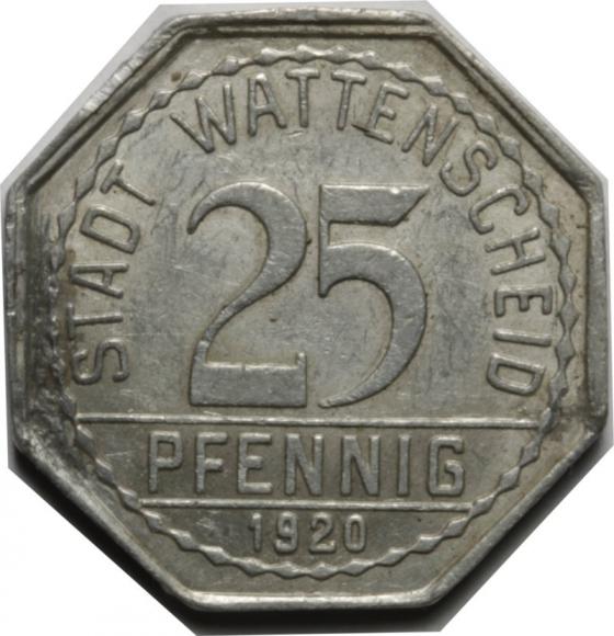 25 pfennig 1920 Wattenscheid (1)