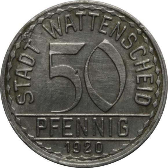 50 pfennig 1921 Wattenscheid (1)