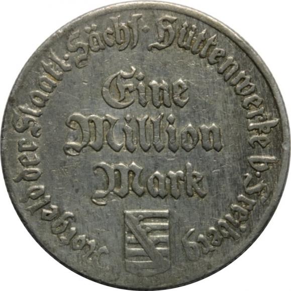 1000000 marek 1923 Smelter Freiberg (1)