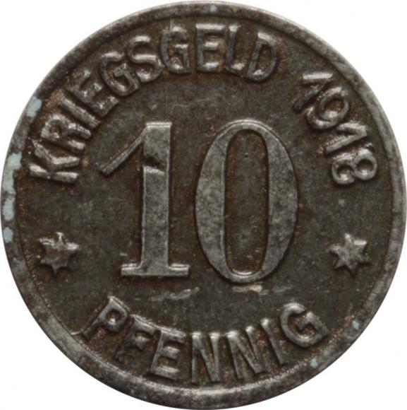 10 pfennig 1918 Glogowek / Ober - Glogau (1)