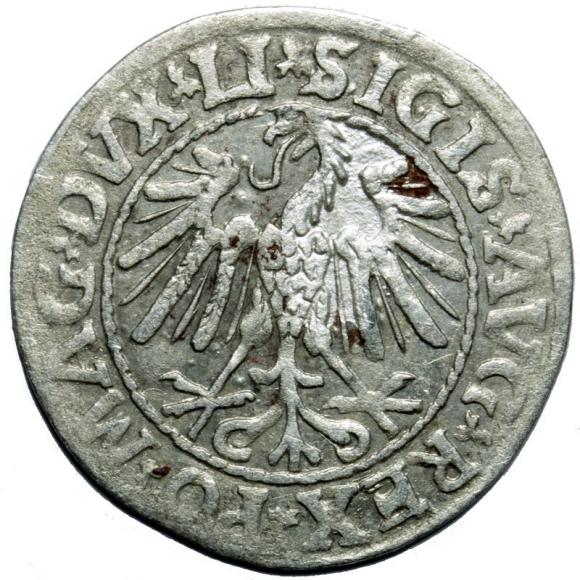 Half groschen 1547 Sigismund II Augustus Vilnius (2)
