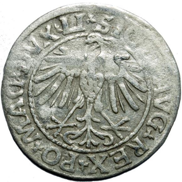 Half groschen 1547 Sigismund II Augustus Vilnius