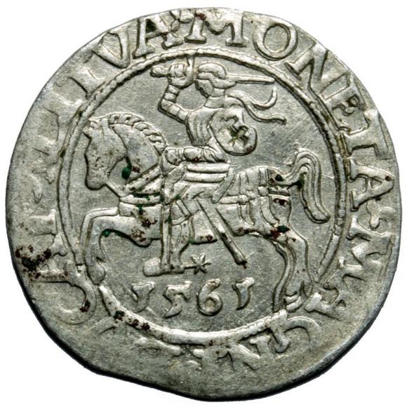 Half groschen 1561 Sigismund II Augustus Vilnius (1)