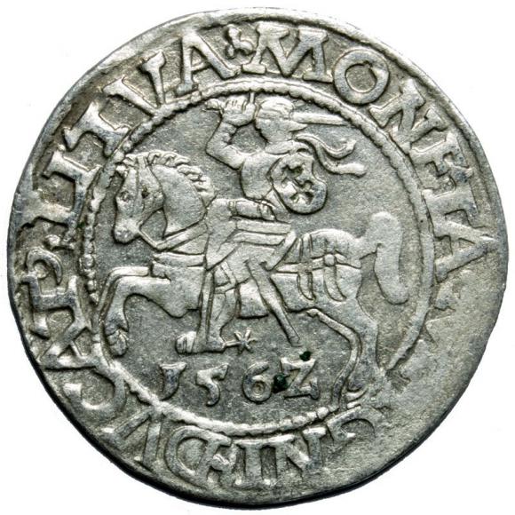 Half groschen 1562 Sigismund II Augustus Vilnius (1)
