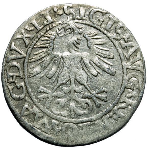 Half groschen 1562 Sigismund II Augustus Vilnius (2)