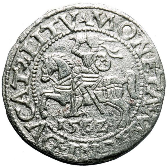 Half groschen 1562 Sigismund II Augustus Vilnius (1)