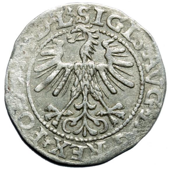 Half groschen 1563 Sigismund II Augustus Vilnius (2)