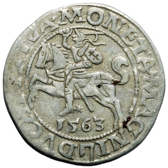 Half groschen 1563 Sigismund II Augustus Vilnius (1)
