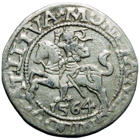 Half groschen 1564 Sigismund II Augustus Vilnius (1)