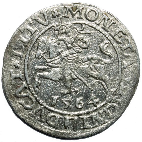 Half groschen 1564 Sigismund II Augustus Vilnius (1)