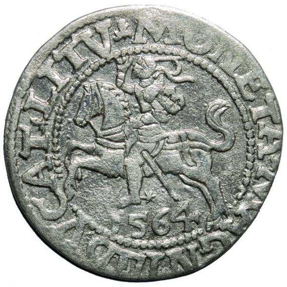 Half groschen 1564 Sigismund II Augustus Vilnius (1)