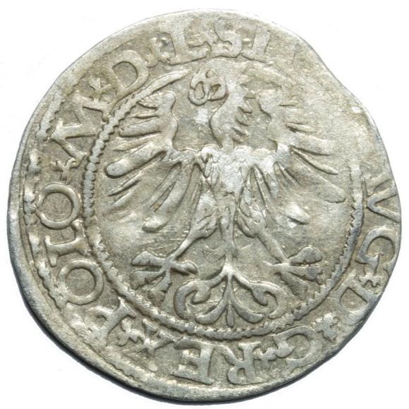 Half groschen 1565 Sigismund II Augustus Vilnius (2)