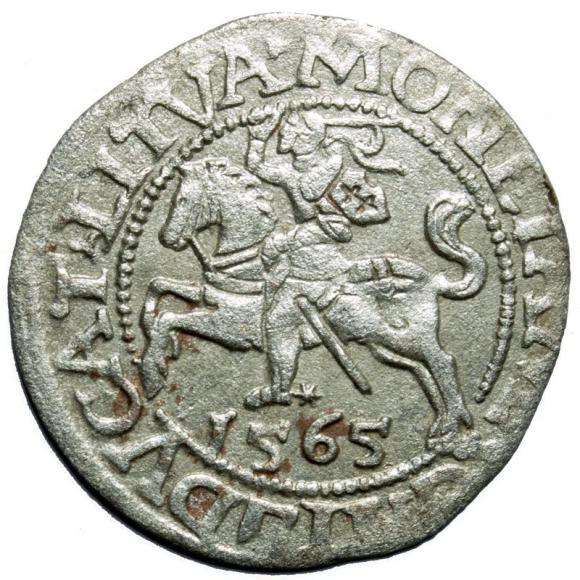 Half groschen 1565 Sigismund II Augustus Vilnius (1)