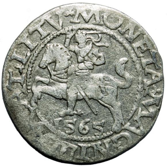 Half groschen 1565 Sigismund II Augustus Vilnius (1)