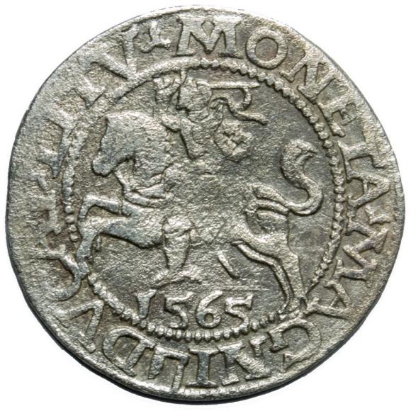 Half groschen 1565 Sigismund II Augustus Vilnius (1)