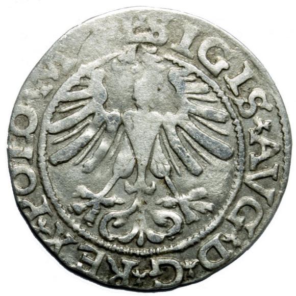 Half groschen 1565 Sigismund II Augustus Vilnius