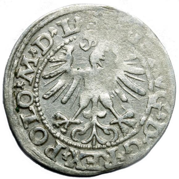 Half groschen 1565 Sigismund II Augustus Vilnius (2)
