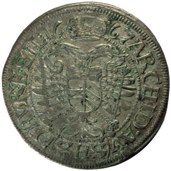 3 kreuzer 1667 Leopold I Wroclaw (2)