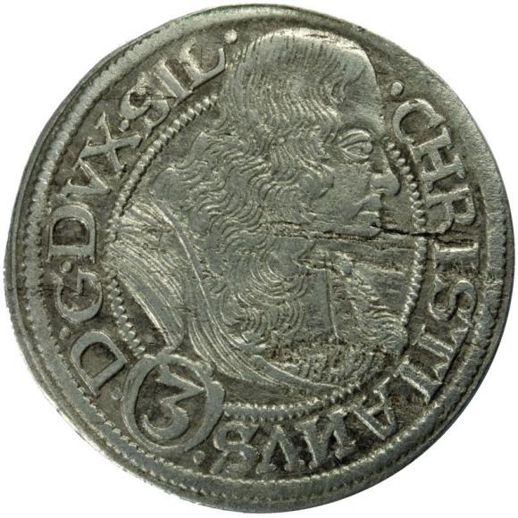 3 kreuzer 1668 John Christian Duchy of Brzeg - Legnica - Wolow Brzeg (1)