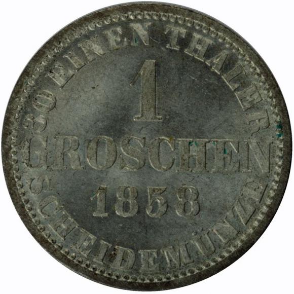 1 groschen 1858 Georg V Hanover (1)