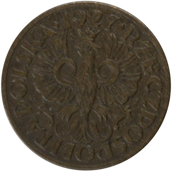 1 groschen 1927 Second Polish Republic Warsaw (2)