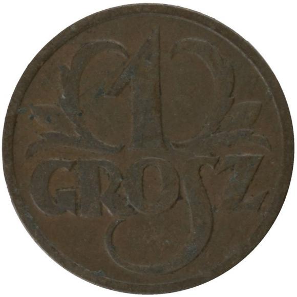 1 groschen 1939 Second Polish Republic Warsaw (1)