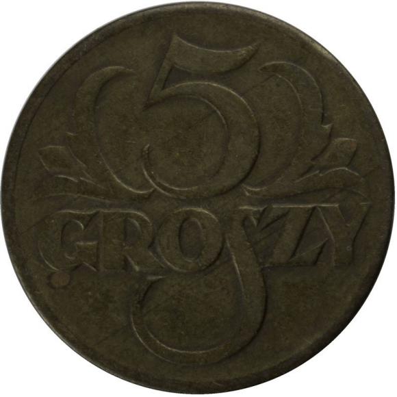 5 groschen 1923 Second Polish Republic Warsaw (1)