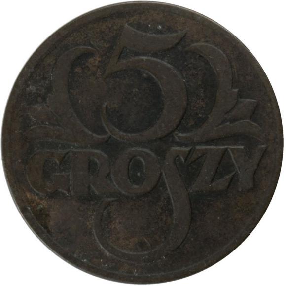 5 groschen 1925 Second Polish Republic Warsaw (1)
