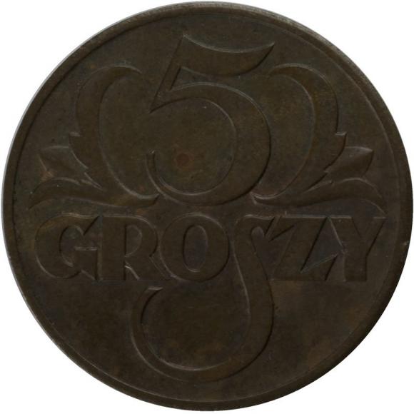 5 groschen 1938 Second Polish Republic Warsaw (1)